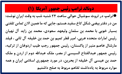 ترامپ رئیس‌جمهور آمریکا